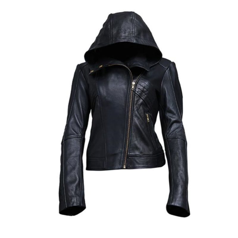 Rebel Rider Black Hooded Jacket