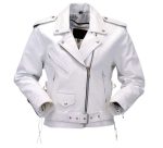 Spring Breeze White Moto Jacket