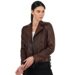 life-style The Amelia Brown Moto Jacket