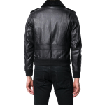 Men's Oversized Flight Leather Jacket