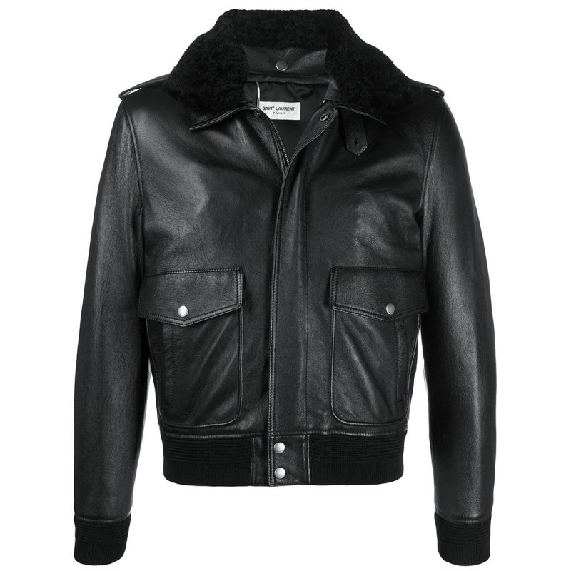 Men's Oversized Flight Leather Jacket