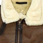 Women’s Brown Leather Aviator Jacket