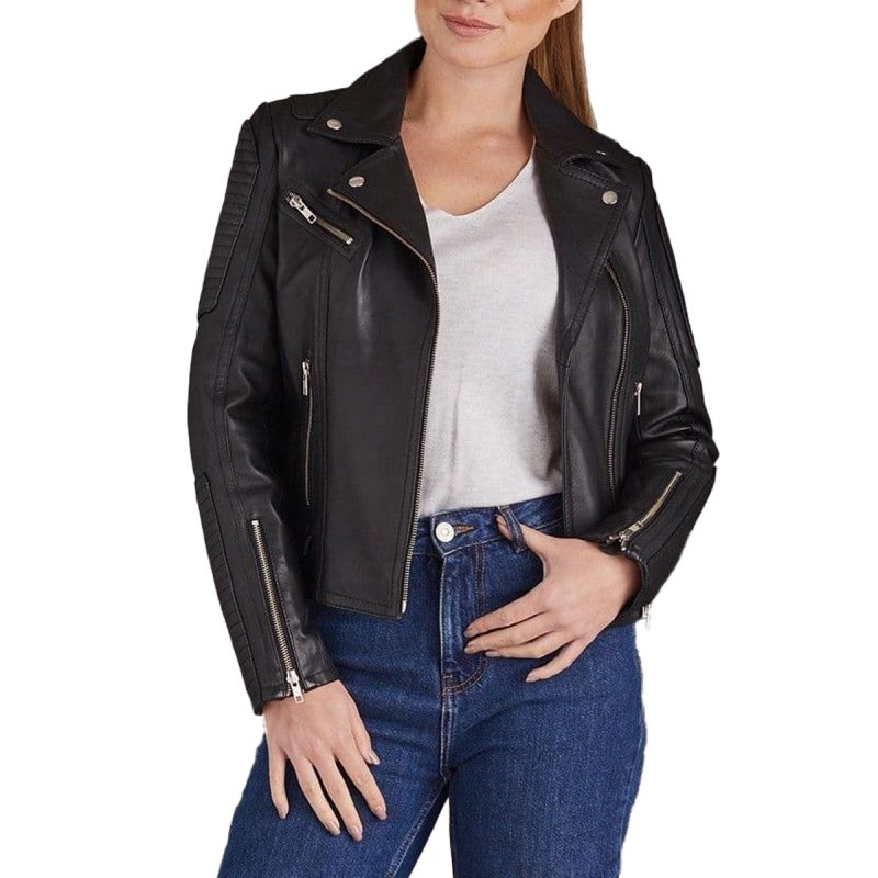 Windwhisper Black Biker Jacket