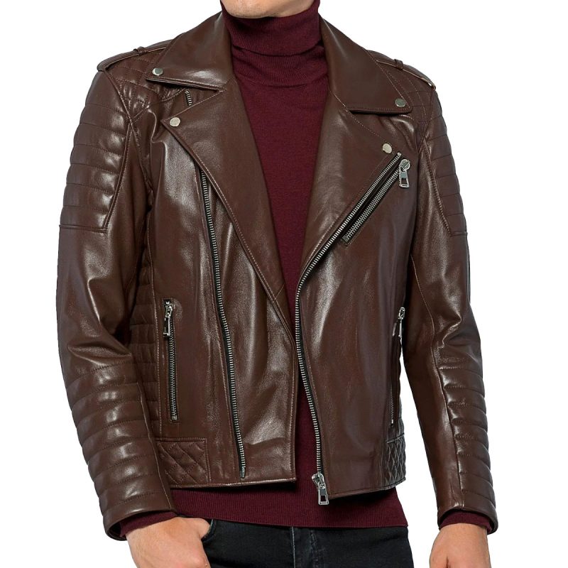 Men’s Tea Biker Jacket1 Men’s Tea Biker Jacket