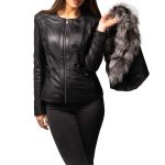 Cityscape Black Leather Jacket