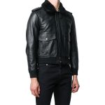 Men's Oversized Flight Leather Jacket