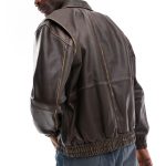 back Whispering Willow Oversized Bomber Jacket