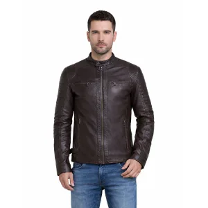 Helium Supersoft Nappa Leather Biker Jacket