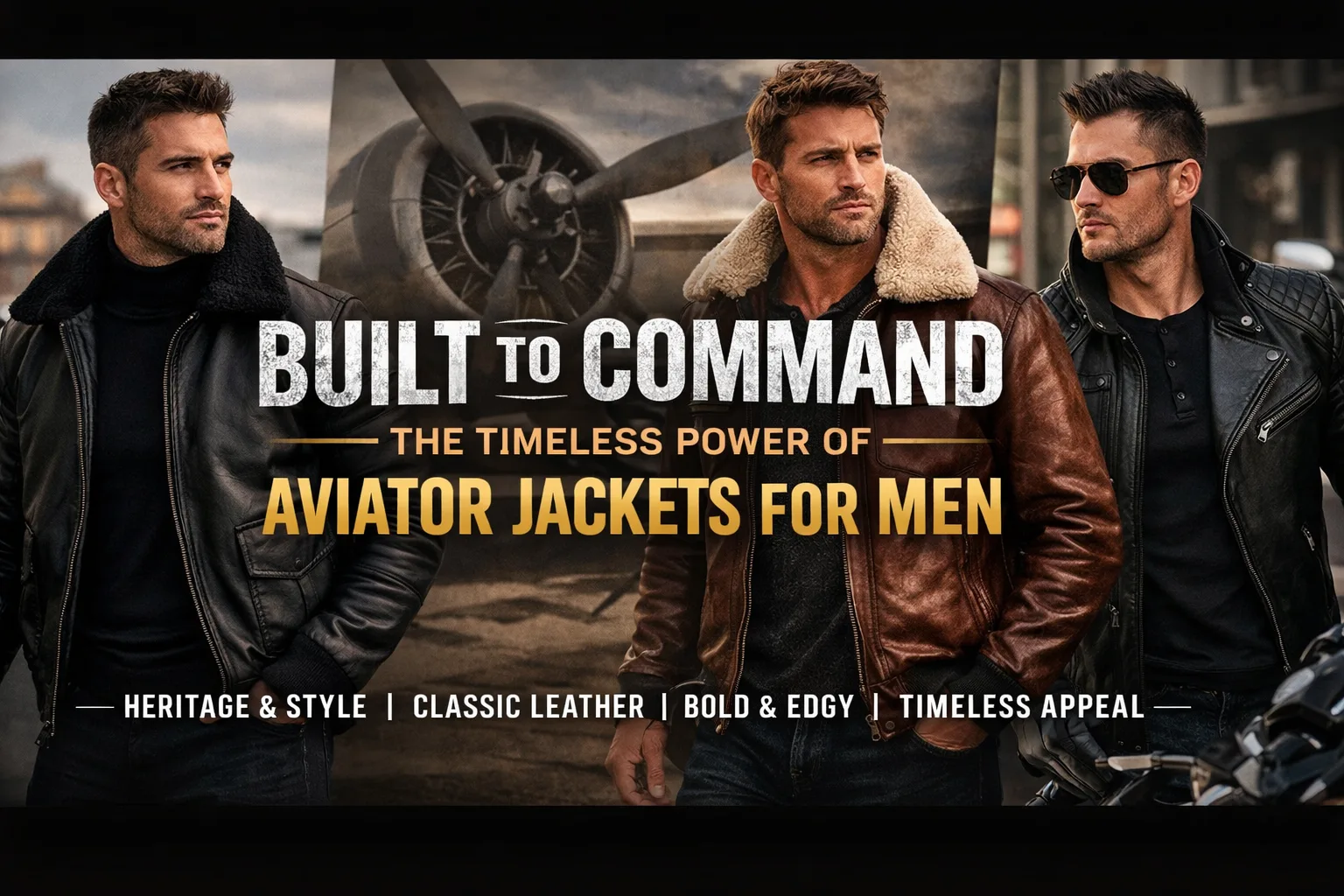 Built to Command With The Timeless Power of Aviator Jackets for Me