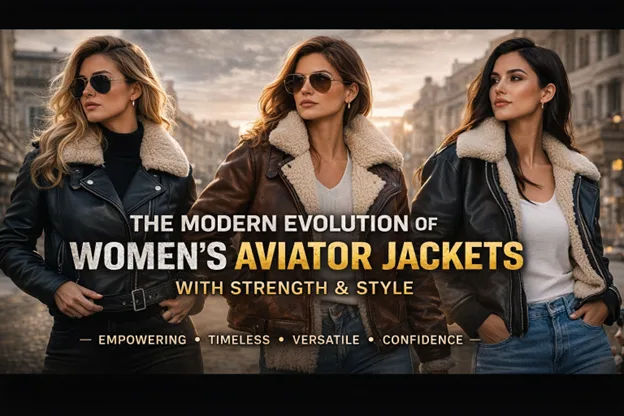 The Modern Evolution of Women’s Aviator Jackets With Strength & Style